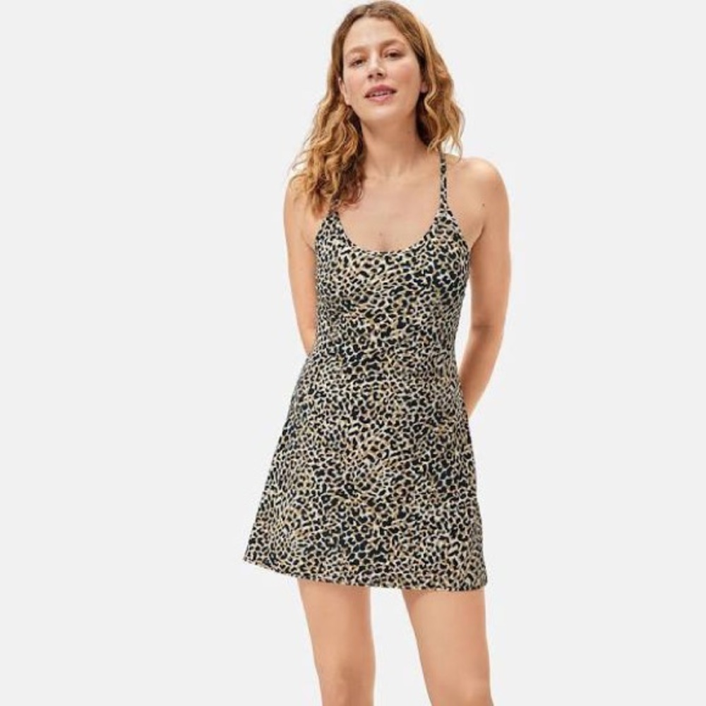 OV leopard exercise dress Sz M